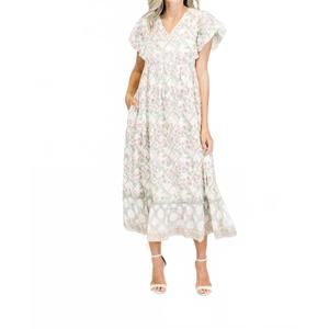 NEW CLARA THE LABEL lyra midi dress in emberglow